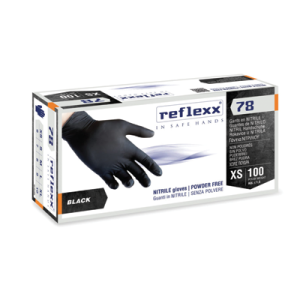 Guanti in nitrile Black Reflex - taglia M cf. 100pz