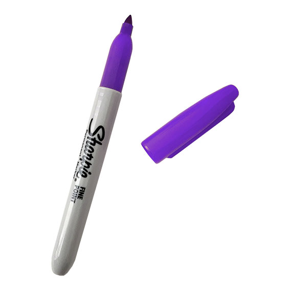 Pennarello sharpie violet