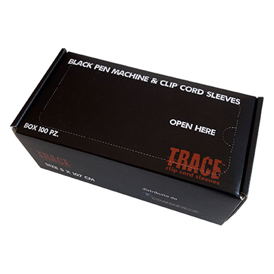 Trace black copri clip cord - conf. 100pz